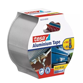 Fita Adesiva Alumínio 50mmx10m Tesa Prata
