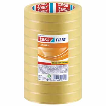 Fita Adesiva 15mmx66m Transparente Tesa 10 Rolos