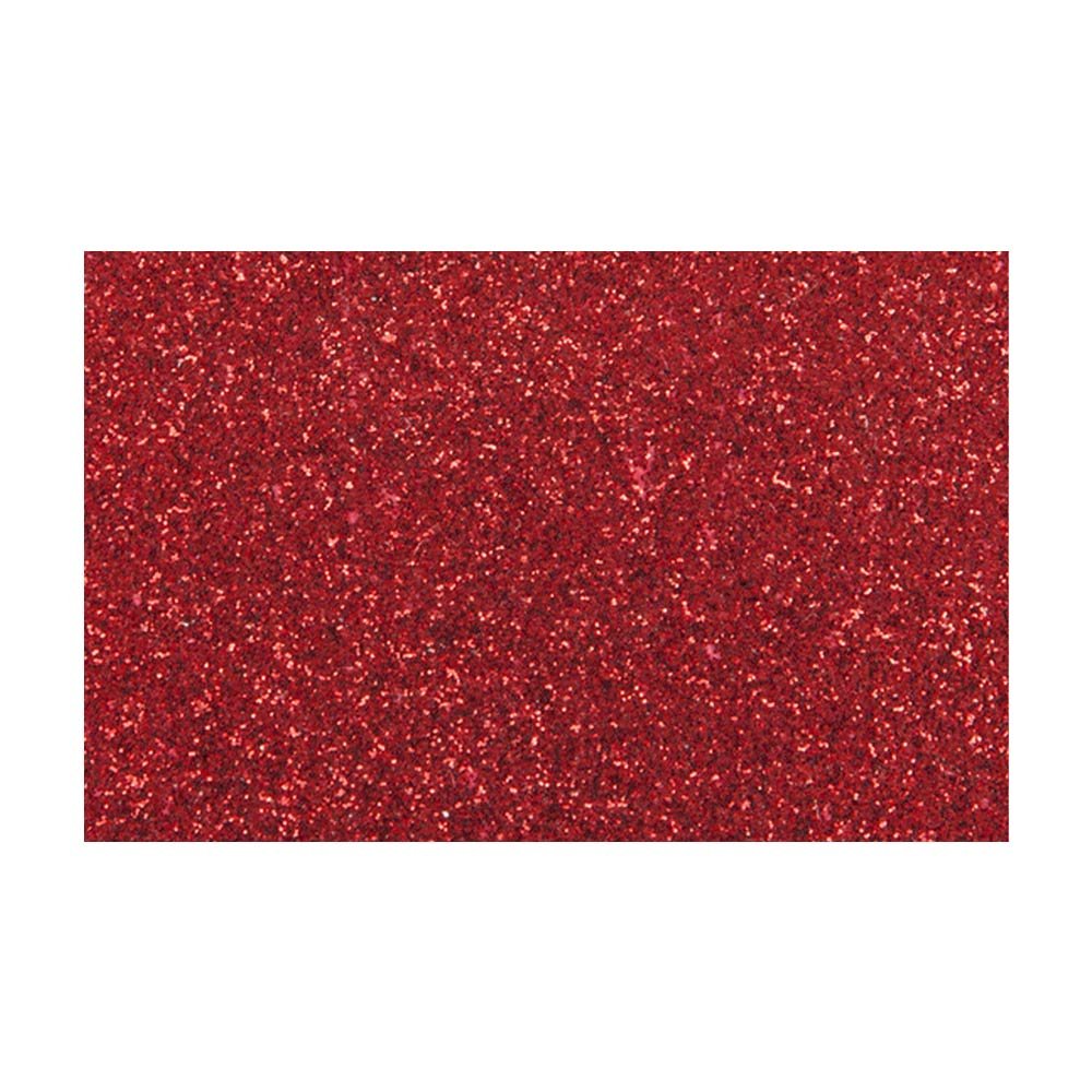 Placa de Cor Musgami Vermelho Glitter 50x70cm 1un