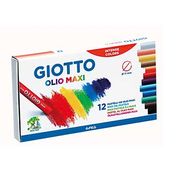 Lápis Pastel a Óleo Giotto Olio 12un
