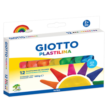 Plasticina 12 Cores Giotto 12x15gr