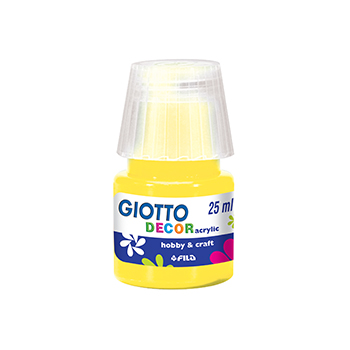 Guache Decor Acrílico 25ml Giotto Amarelo
