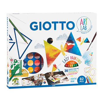 Conjunto Giotto Art Lab Easy Paiting 82 Pecas