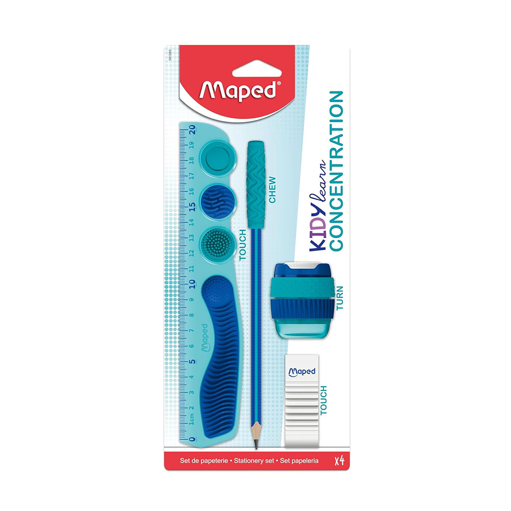 Conjunto Escolar Kidy Learn Concentration 4 Peças