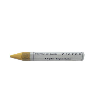 Lápis Dermatográfico Pastel Viarco 801 Amarelo 1un