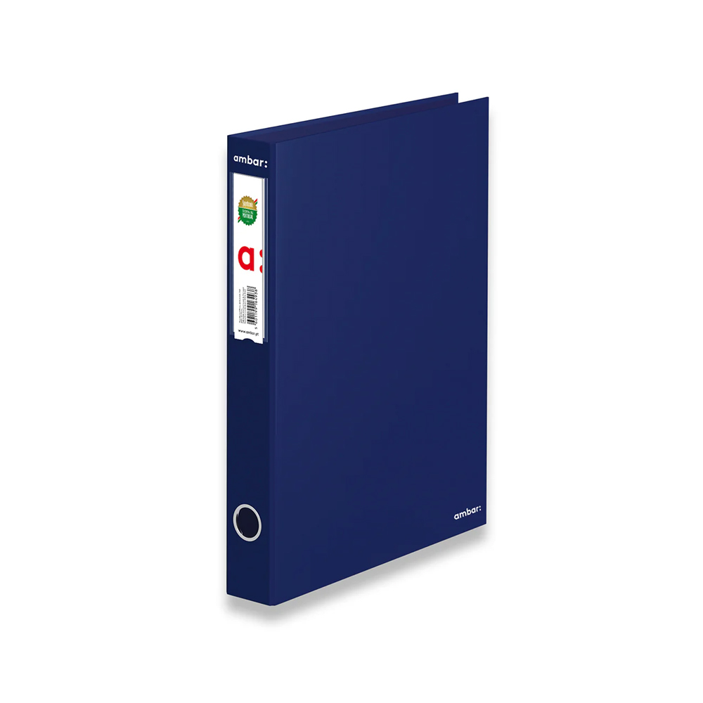 Pasta Arquivo L/E Ambar Din Azul