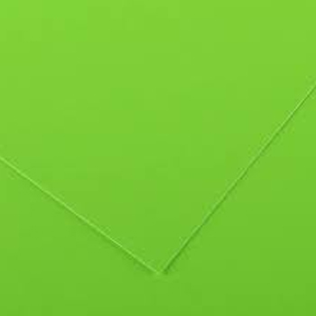 Cartolina 50x65cm Verde Fluorescente 250g 25 Folhas Canson