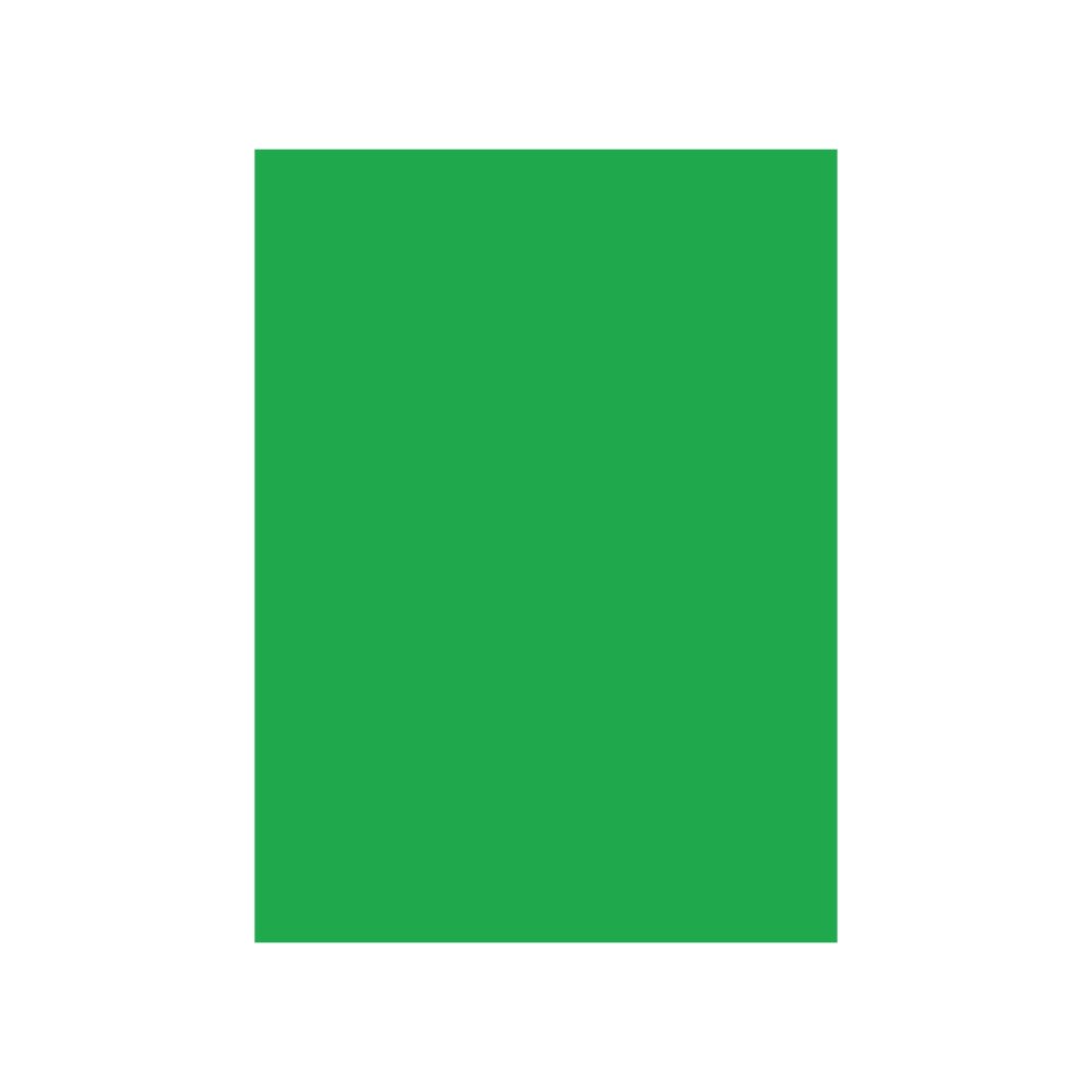 Cartolina 50x65cm Verde Intenso 3M 180g 1 Folha