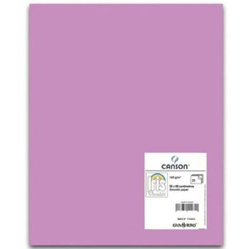 Cartolina 50x65cm 240g Malva CANSON 25 Folhas