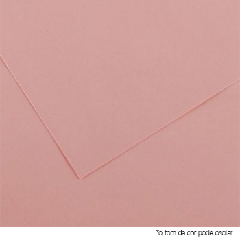 Cartolina 50x65cm Rosa 185g 1 Folha Canson