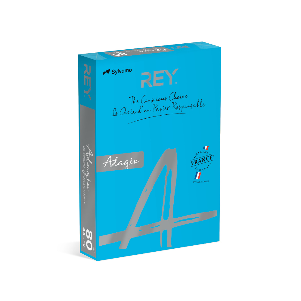 Papel Fotocopia Azul Intenso Adagio(cd51) A4 80gr 1x500Fls