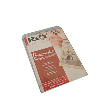 Papel 110gr Rey A4 Parchement/Marmoreado Creme 50Fls