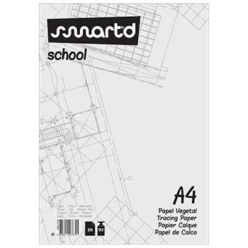 Papel Vegetal A4 92g Bloco 50Fls