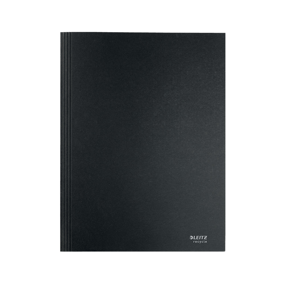 Pasta Cartão Recycle A4 3 Abas Preto