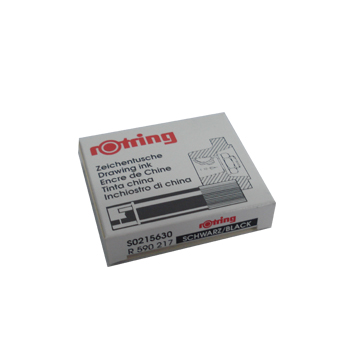 Tinta da China Rotring S0215630 Isograph Preto 3un