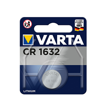 Pilhas CR1632 Lithium 3V 140mAh Varta 1un