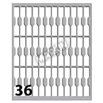 Etiquetas Jóias 46x8mm 10Fls Cod 30 Markin 360un