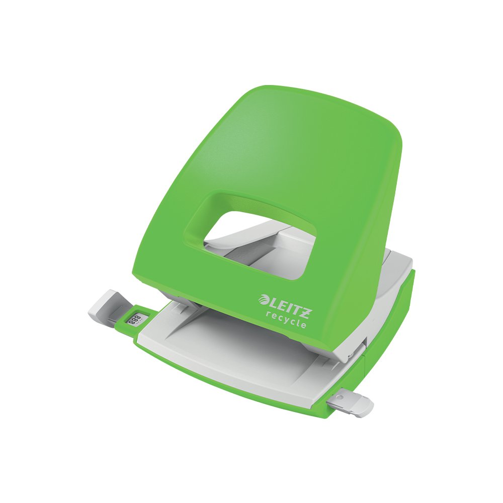 Furador 30 Folhas Leitz Recycle Verde
