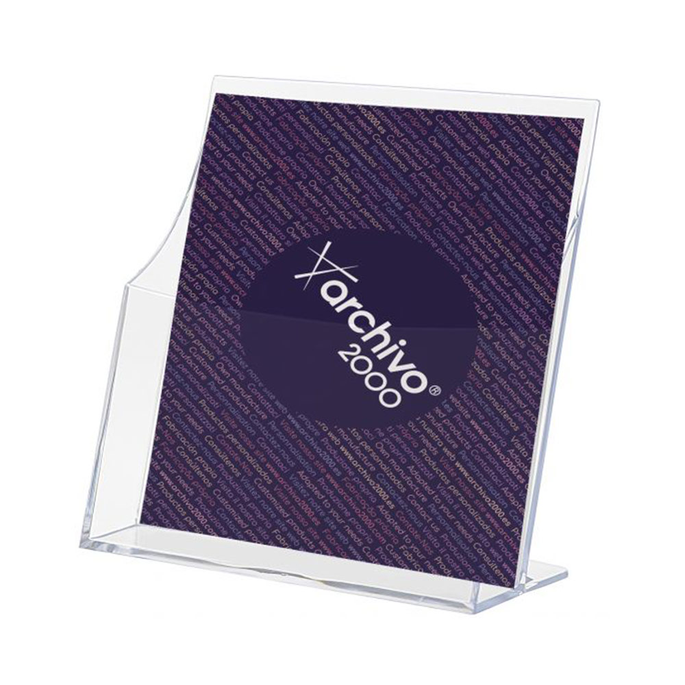 Expositor Suporte Porta Folhetos Acrilico Vertical A4