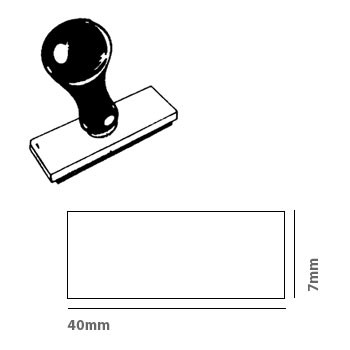 Pack Base Zinco Carimbo 40x07mm (1)+ Cabo Plástico 10un