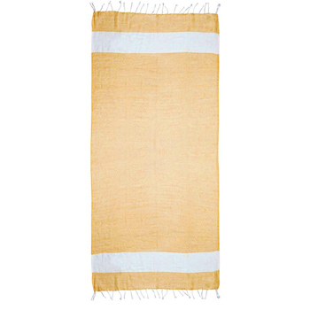 Toalha de Praia Pareo 180x90cm Amarelo Torrado