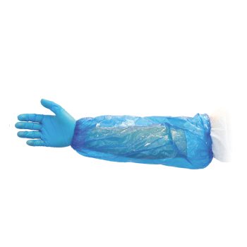 Manga Proteção c/Elásticos Azul (Marcação CE) 25g 100un