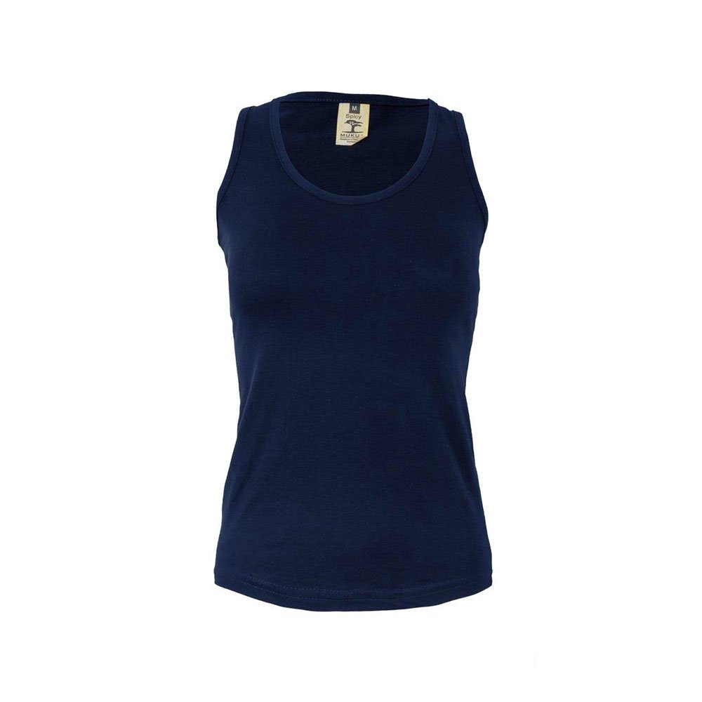 Top Alças Mulher 100% Algodão RingSpun 155g Navy Tam.M