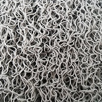 Tapete Malha PVC s/Fundo 14mm Cinza Metro Linear