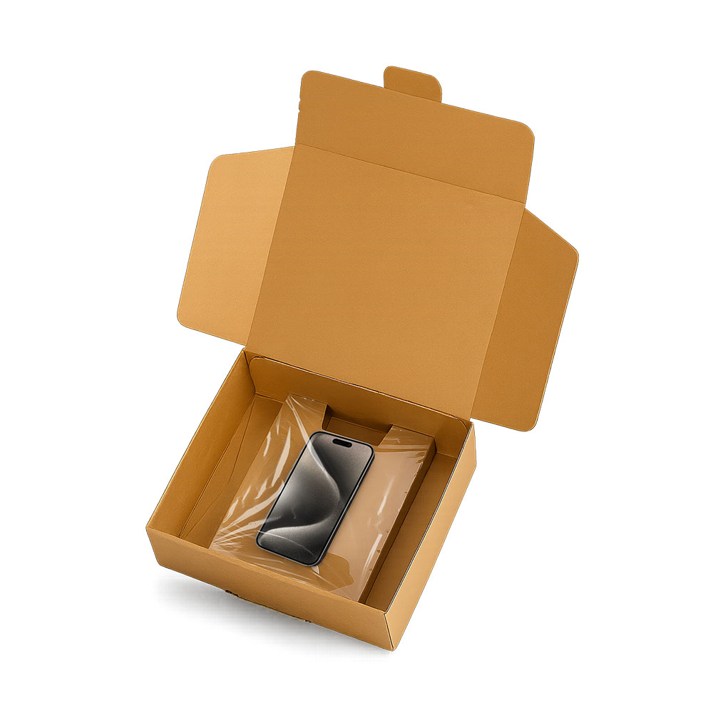 Caixa Sistema de Retenção c/Filme para Smartphone+Carregador