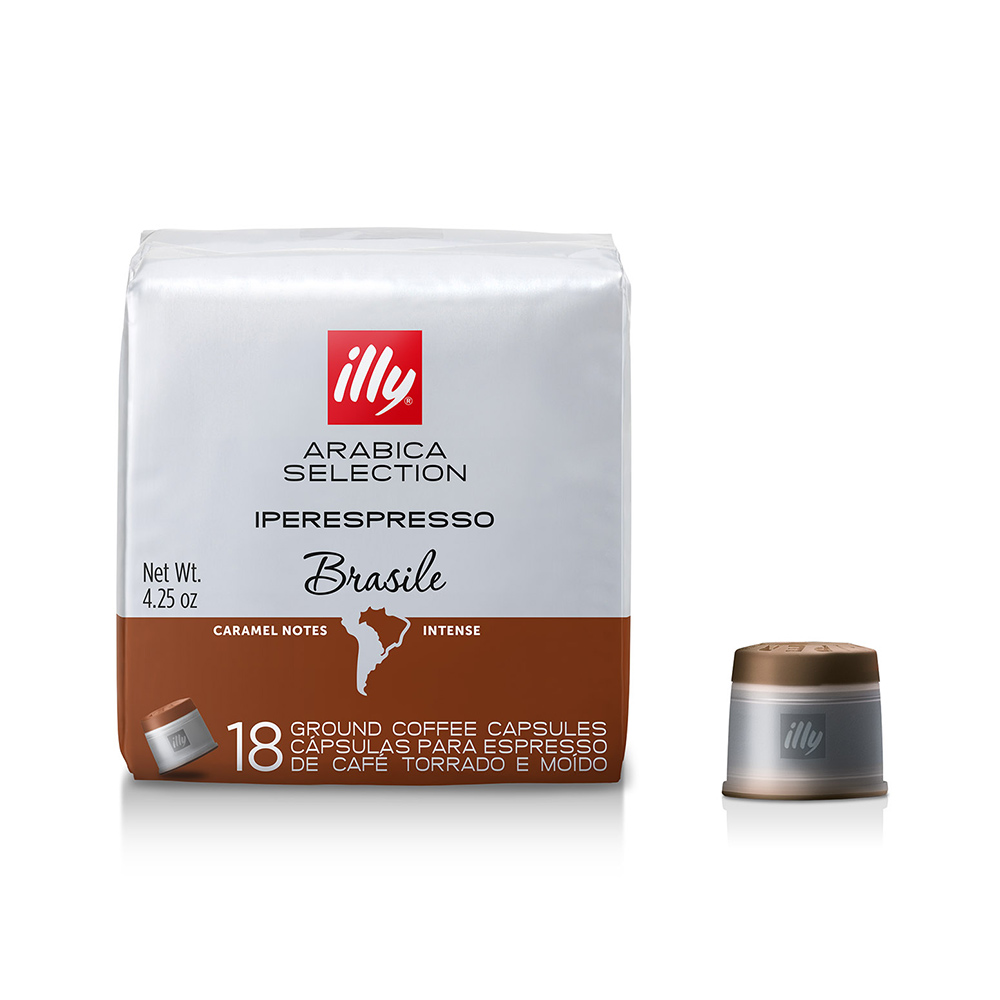 Café Cápsulas IperEspresso ILLY Brasil Pack 18un