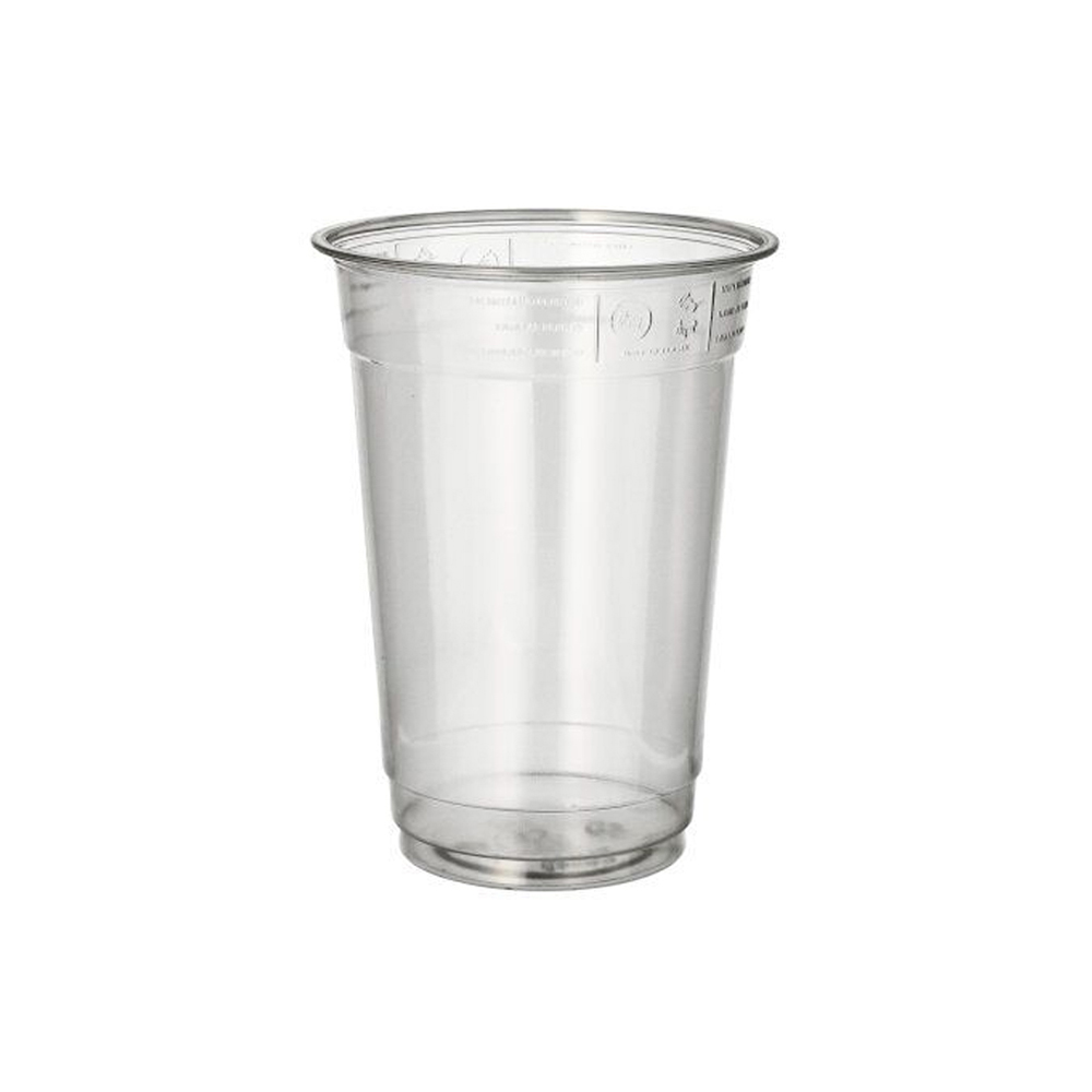 Copos 300ml PET 10oz 11,7cm Transparente 50un