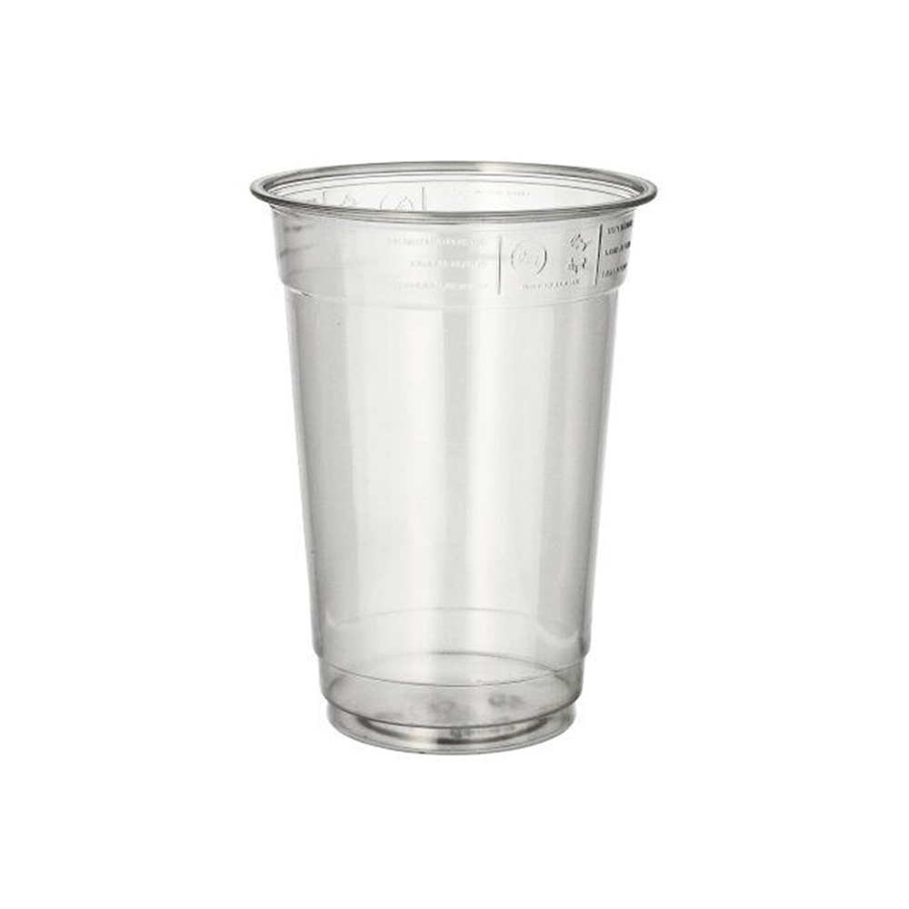 Copos 400ml PET 13oz 12,5cm Transparente 50un