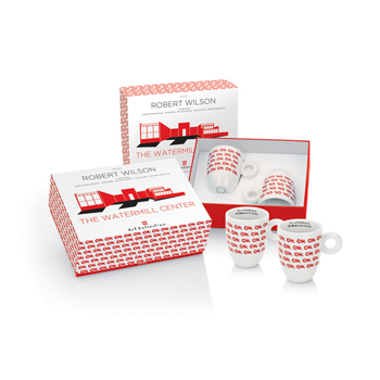 Conj de Canecas Illy Art Collection Robert Wilson 2un
