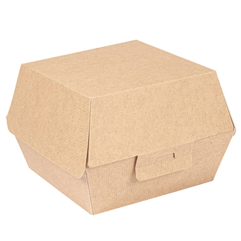 Caixa Hamburguer THEPACK 14,4x13,6x9,2cm Natural 50u