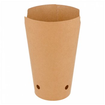 Caixa Cartolina Kraft 08.5x14cm Batatas Fritas 480ml 50un