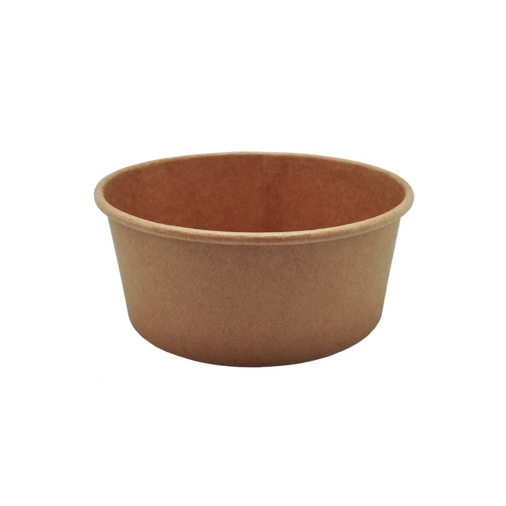 Saladeiras 700ml Cartão Redondo Ø150mm Cor Kraft 50un