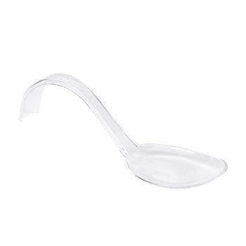 Colheres Aperitivos Reutilizáveis Transparente 50un