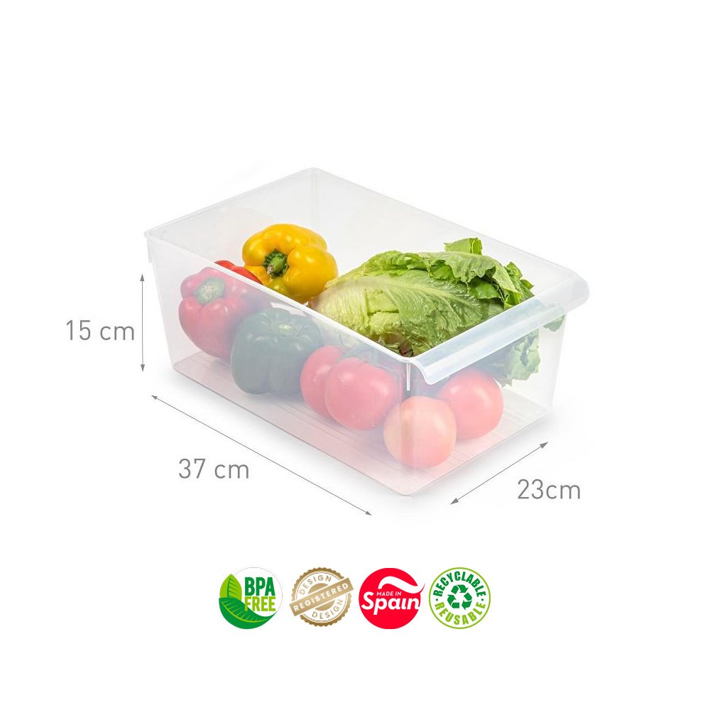 Caixa Organizadora Frigorífico Nº14 Transparente