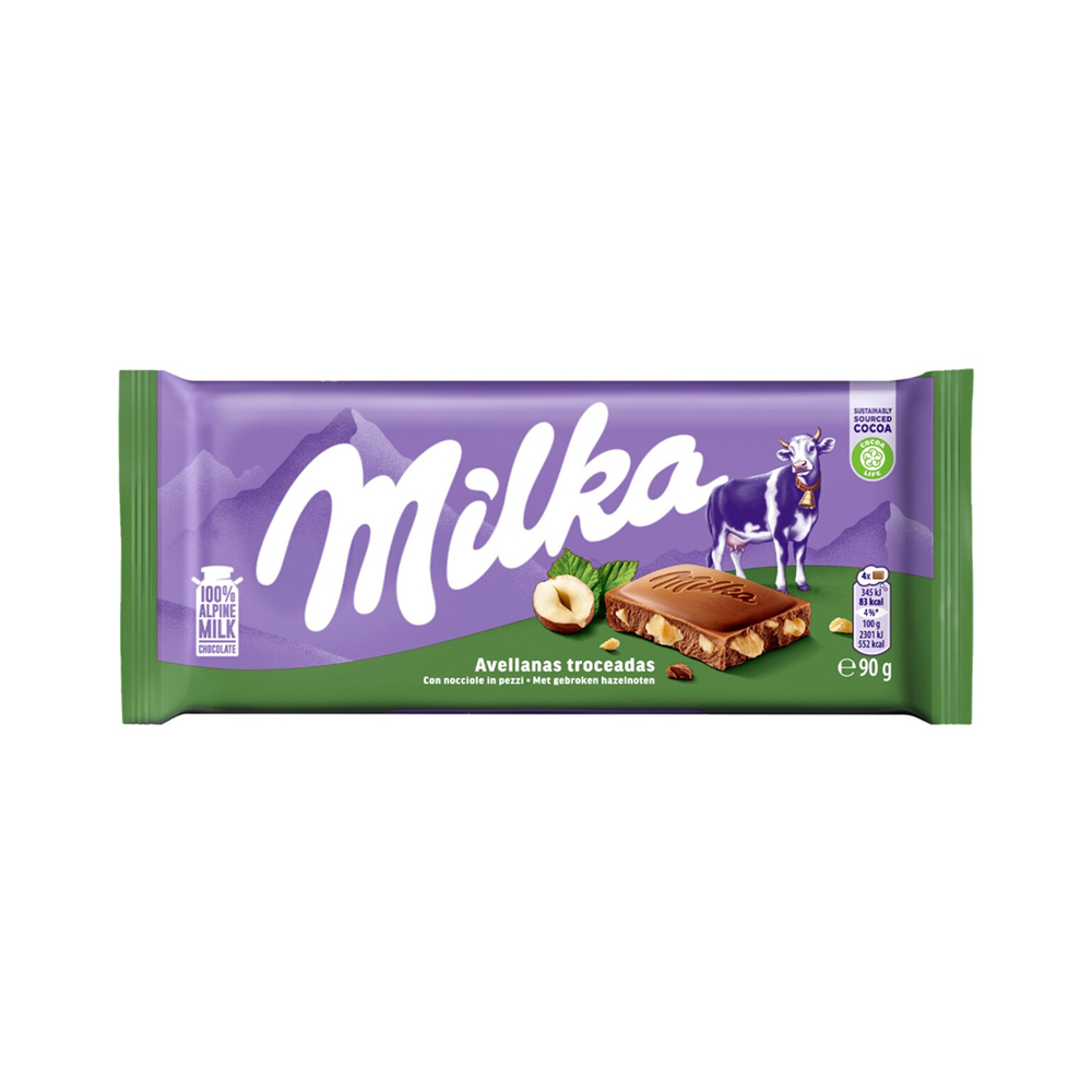 Tablete Chocolate Milka Avelã 90g