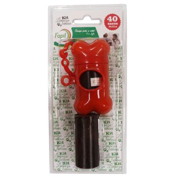 Sacos Higiénicos + Acessório Animais 2 Rolos x 20 Sacos 40un