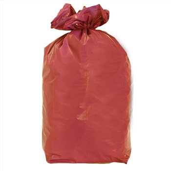 Sacos Lixo 100-120L 85x105cm 15,5my Vermelho 20Kg Carga 20un