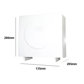 Dispensador Papel Higiénico Jumbo PW-940T Branco