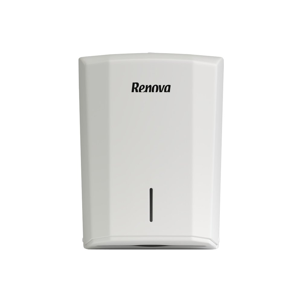 Dispensador Toalhas Mão Zig-Zag Renova Branco