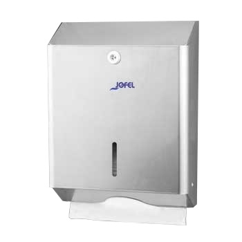 Dispensador Toalhas Mão Zig-Zag Aço Inox Satinado