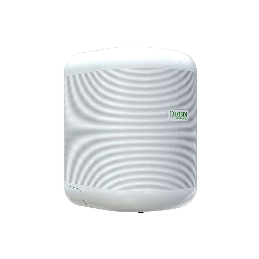Dispensador Toalhas Rolo Ext Central EcoLuxe Losdi Branco