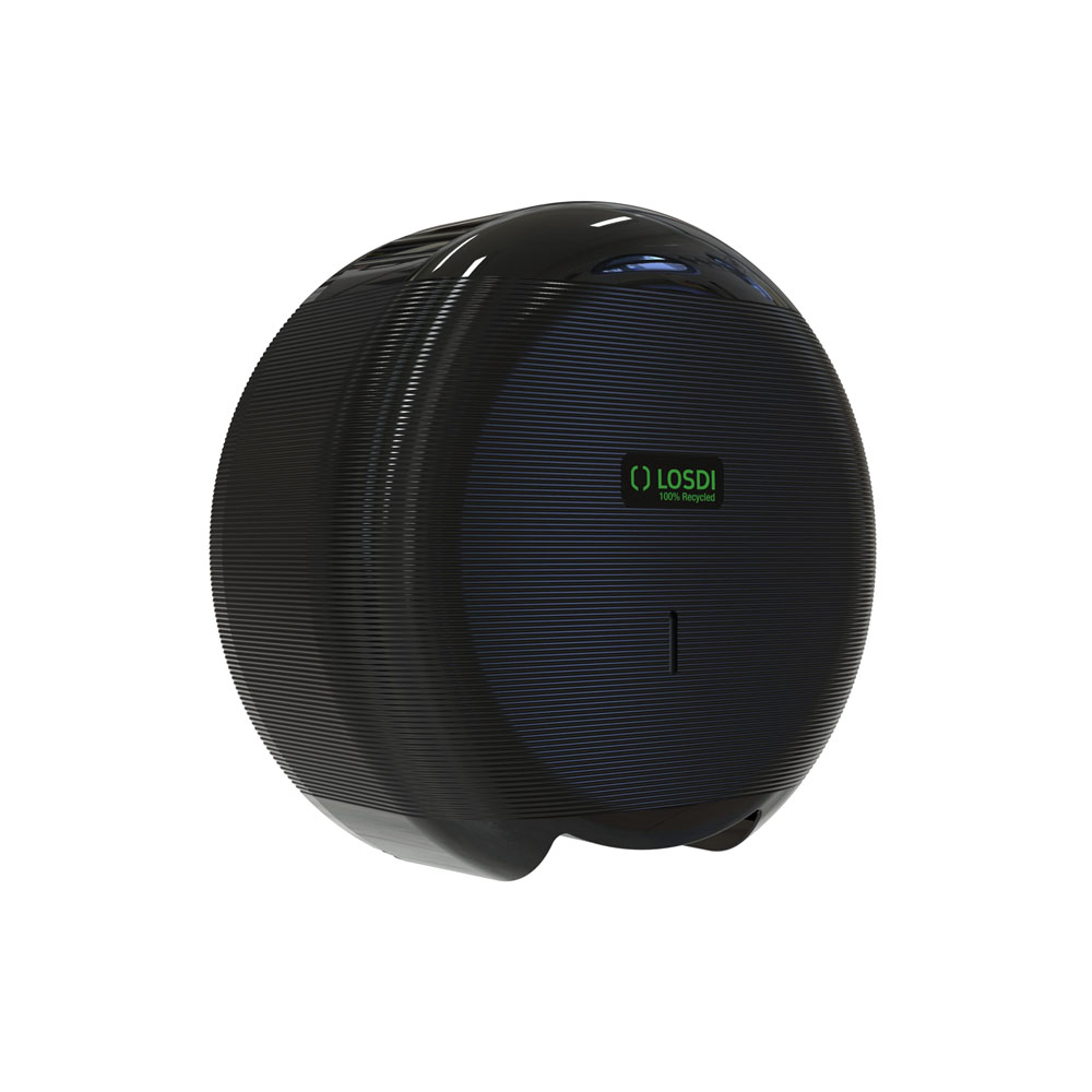 Dispensador Papel Higiénico Jumbo EcoLuxe Losdi Preto