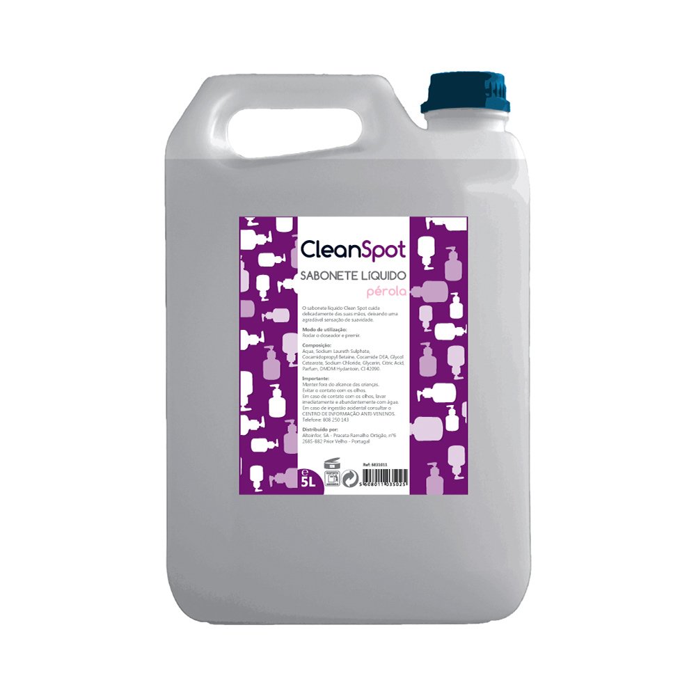 Sabonete Líquido Mãos CleanSpot Pérola Branco 5L