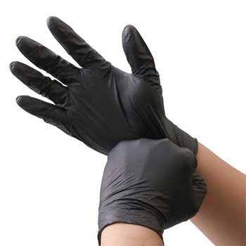 Luvas Nitrilo Tamanho XL s/Pó Preto 100un