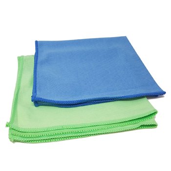 Pano Microfibra 38x40cm Vidros/Espelhos Sortido Pack 2un