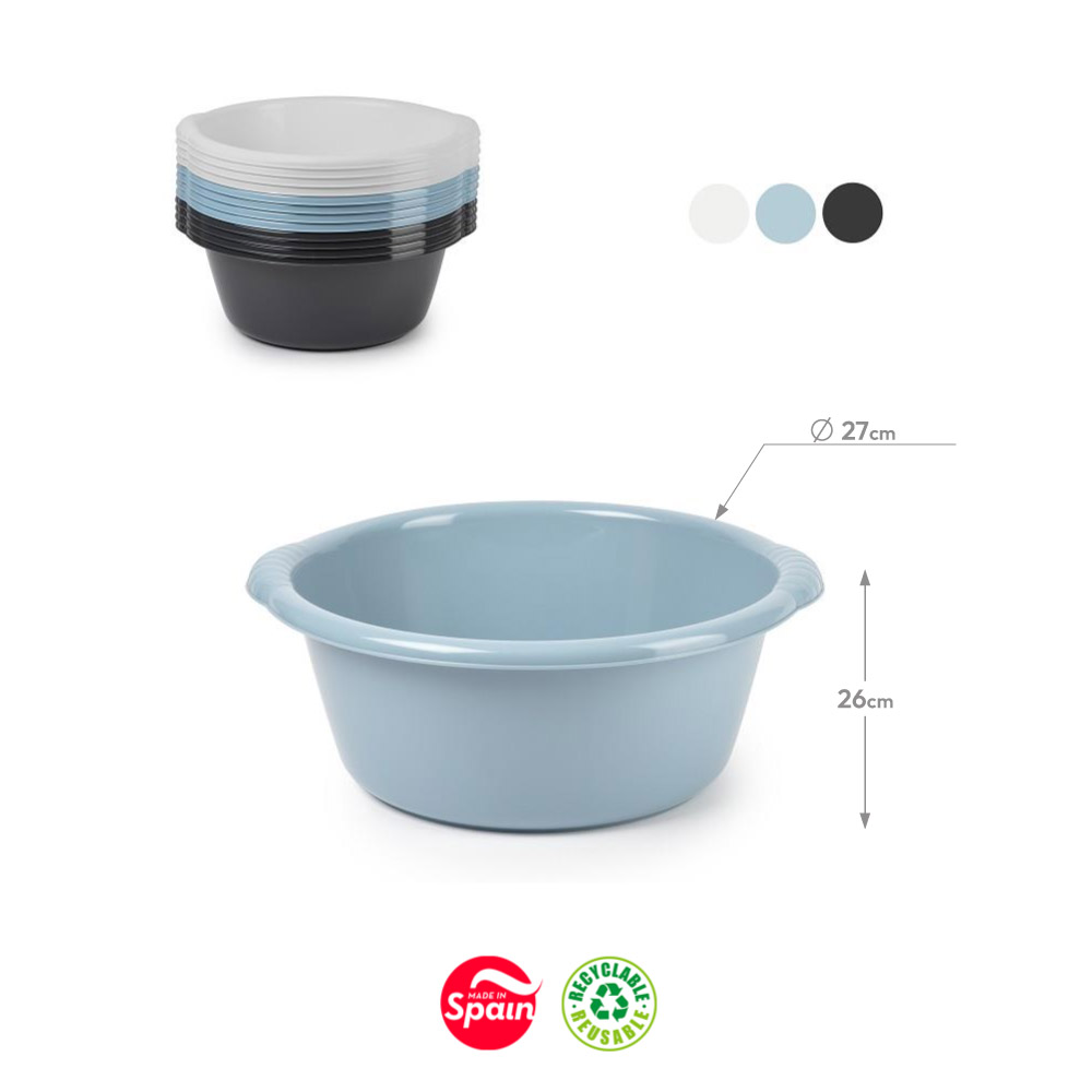 Alguidar Redondo 3L Sortido 1un